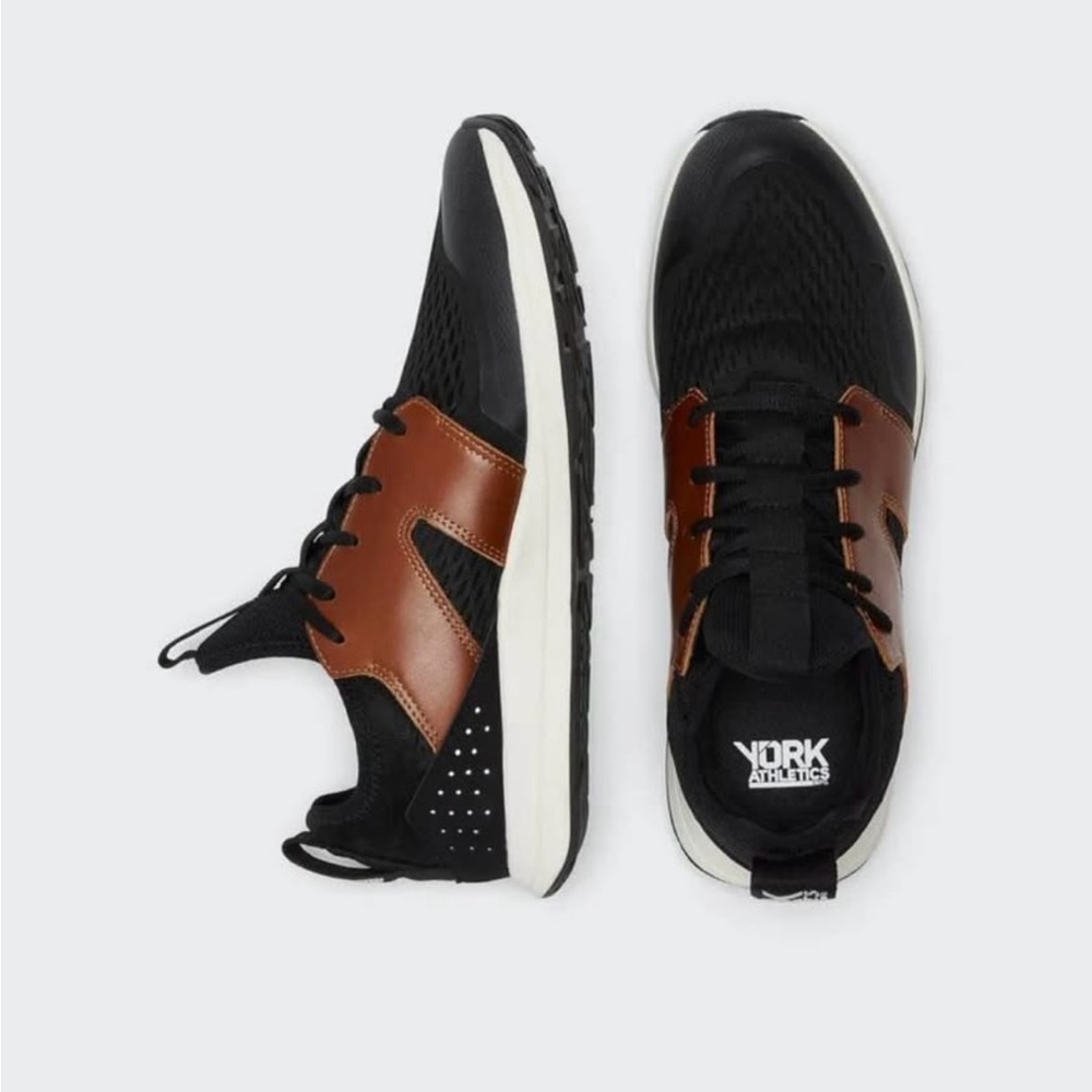 York Black and Tan Sneakers